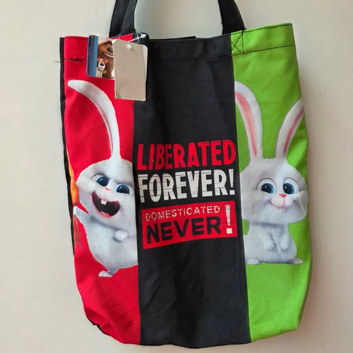 [BUNJANG] My Pet The Secret Life of Pets Snowball Character Tote Bag / 일본 마이펫의 이중생활 스노우볼 캐릭터 토트백