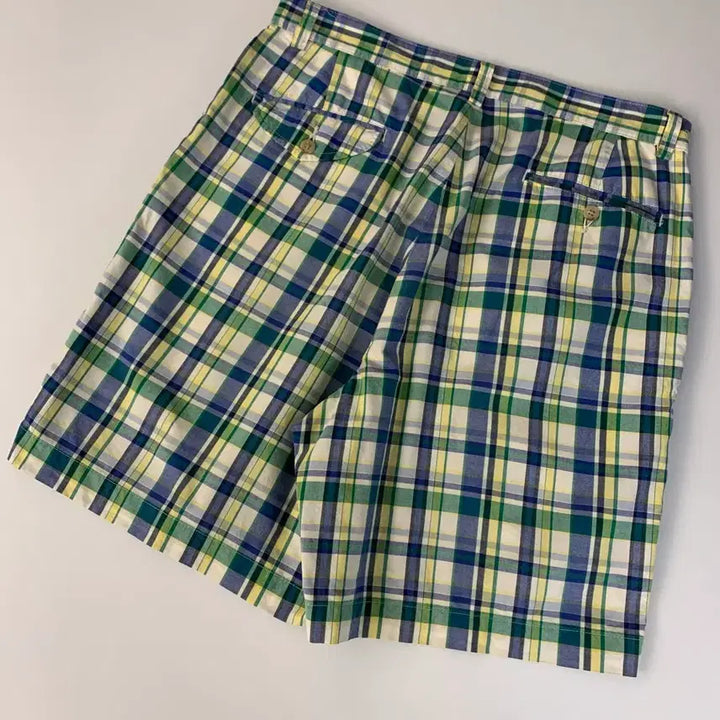 [BUNJANG] Polo Ralph Lauren Check Pattern Golf Shorts Size 32 / 폴로 체크 반바지