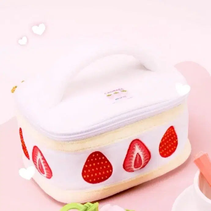 [SOLD OUT] 캔메이크 캇제 파우치 딸기산도 런치백 새상품