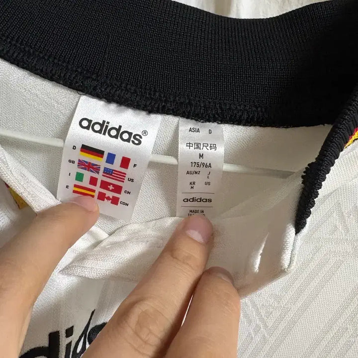 [BUNJANG] Adidas Germany 1996 Retro Home Football Jersey M / 아디다스 독일 1996 레트로 홈 축구 유니폼 M
