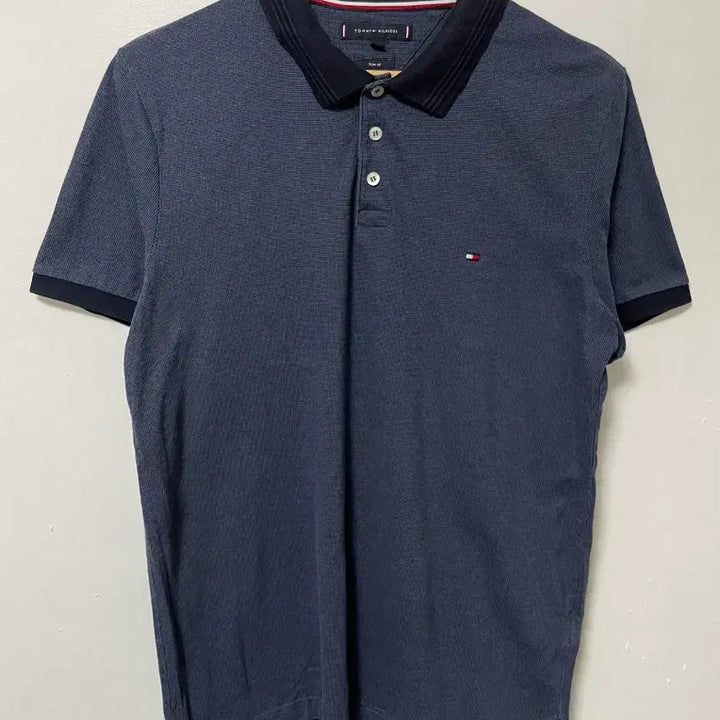 [BUNJANG] Tommy Hilfiger Cotton Polo T-Shirt / 100 타미힐피거 반팔 카라티 정품