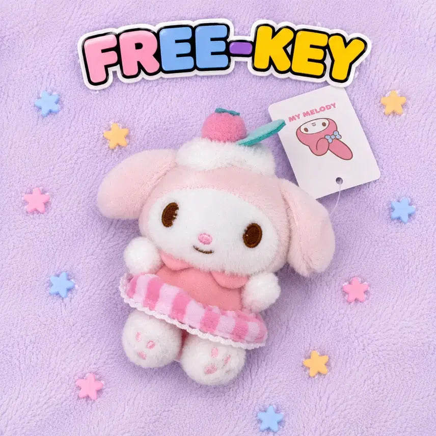 [BUNJANG] My Melody Dessert Doll Keychain / [새상품] 마이멜로디 디저트 인형 키링