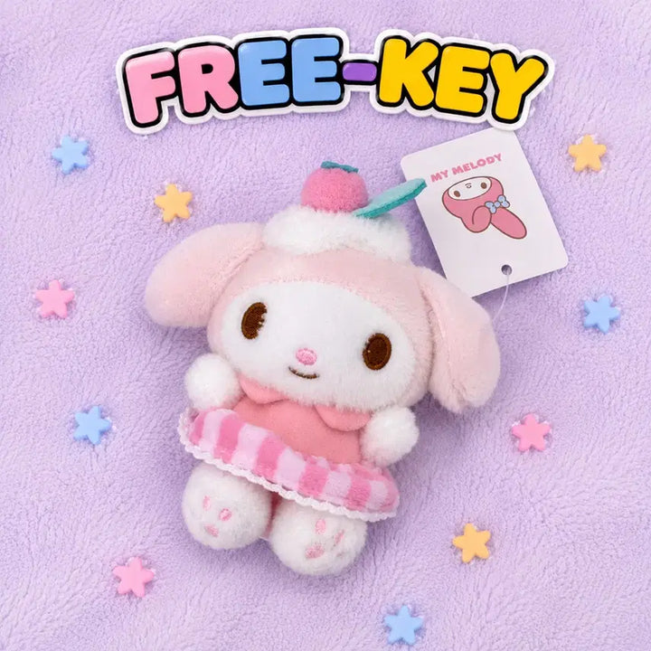 [BUNJANG] My Melody Dessert Doll Keychain / [새상품] 마이멜로디 디저트 인형 키링