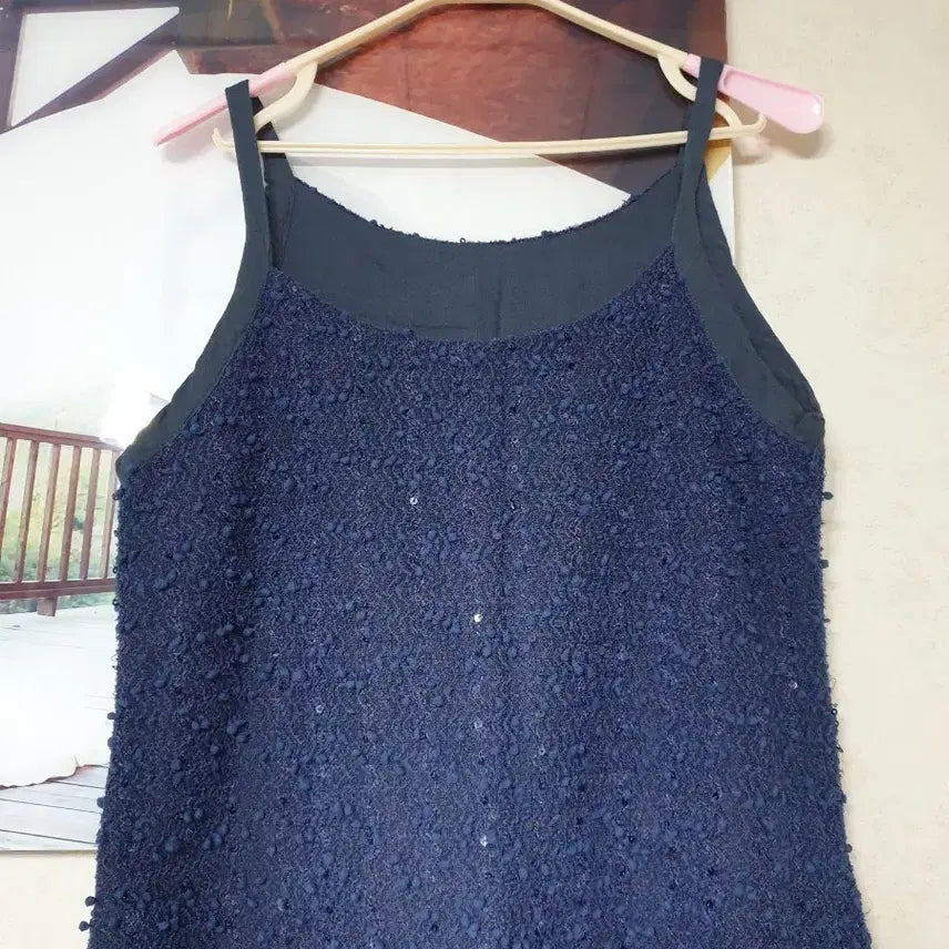 [BUNJANG] Sleeveless Layered Dress (Size 55) / 레이어드 겸 나시 원피스 55 S
