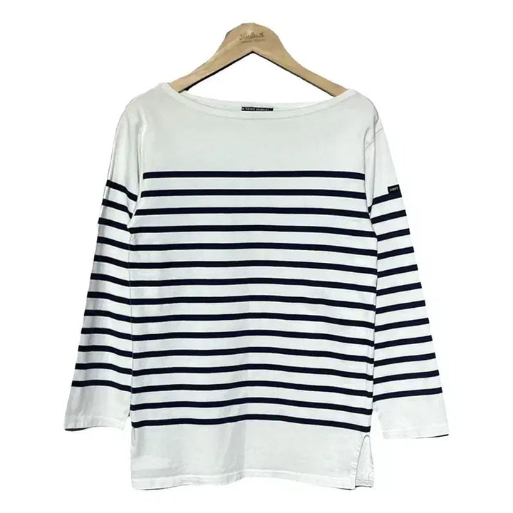 [BUNJANG] Saint James Striped Long Sleeve T-Shirt XXS / A3763 세인트 제임스 스트라이프 긴팔 티 XXS