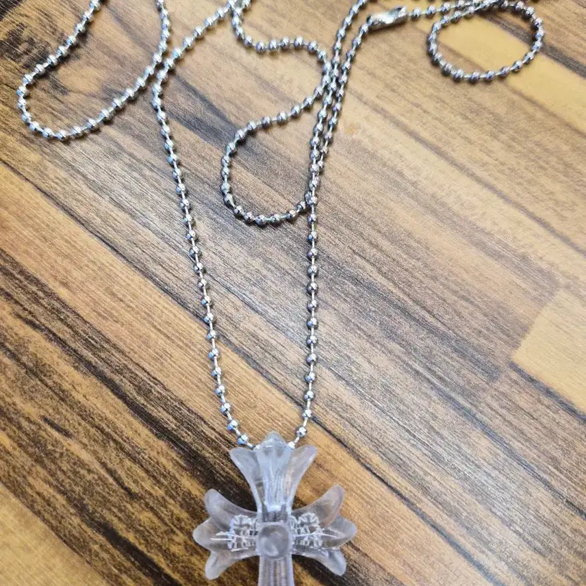 [SOLD OUT] 크롬하츠 실리크롬 CH 크로스 펜던트 클리어 2025