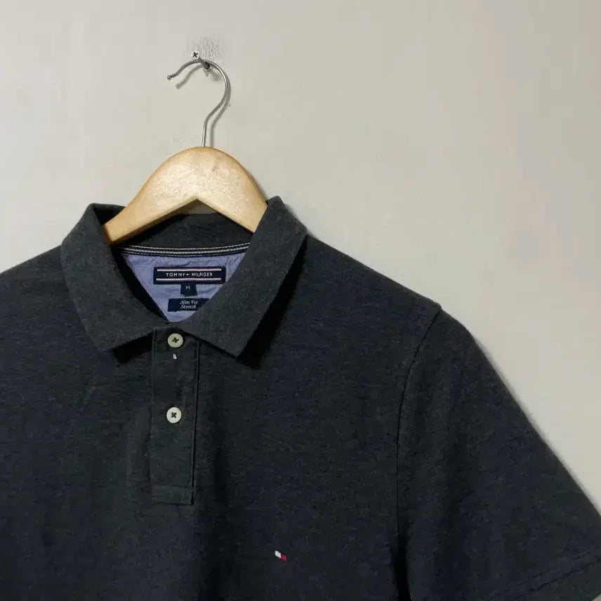 [BUNJANG] Tommy Hilfiger 95 Blue Polo T-Shirt / 95 타미힐피거 반팔 카라티 정품
