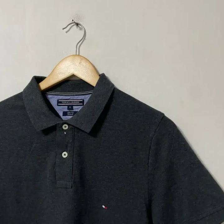 [BUNJANG] Tommy Hilfiger 95 Blue Polo T-Shirt / 95 타미힐피거 반팔 카라티 정품