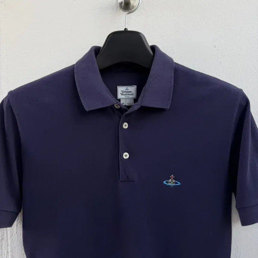 [BUNJANG] Vivienne Westwood Orb Logo Short Sleeve Polo T-Shirt / 비비안 웨스트우드 오브 로고 PK 반팔 티셔츠