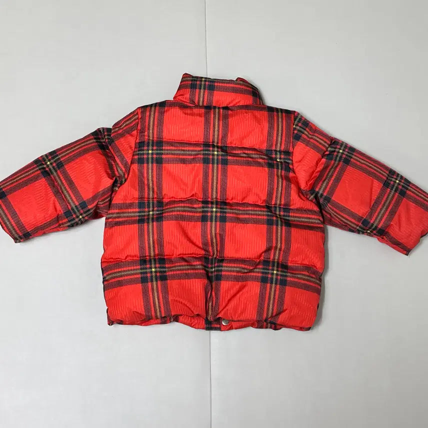 [BUNJANG] Mini Rodini Check Puffer Padding 80/86 / 미니로디니 체크 푸퍼패딩 80/86