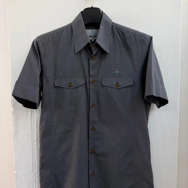 [BUNJANG] Vivienne Westwood Orb Logo Half Shirt / 비비안 웨스트우드 오브 로고 하프 셔츠