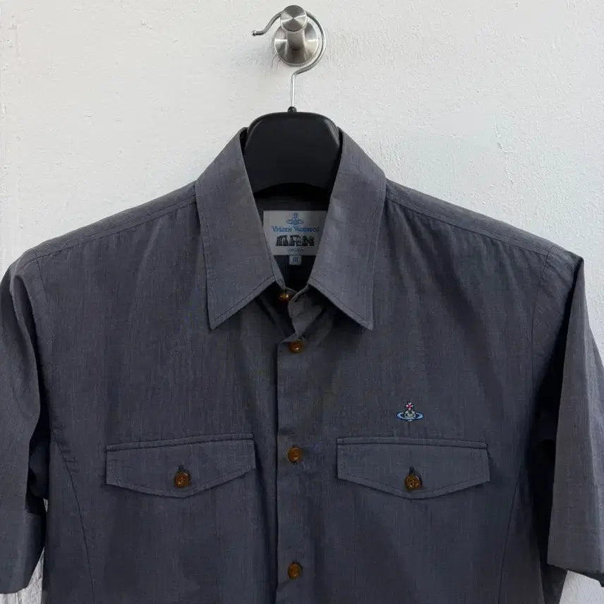 [BUNJANG] Vivienne Westwood Orb Logo Half Shirt / 비비안 웨스트우드 오브 로고 하프 셔츠