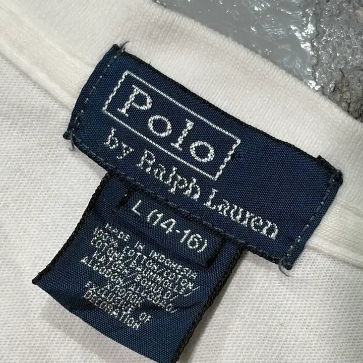 [BUNJANG] Polo Ralph Lauren Big Pony White T-Shirt / 폴로 랄프로렌(PoloRalphLauren) 빅포니 화이트 반팔 티셔츠