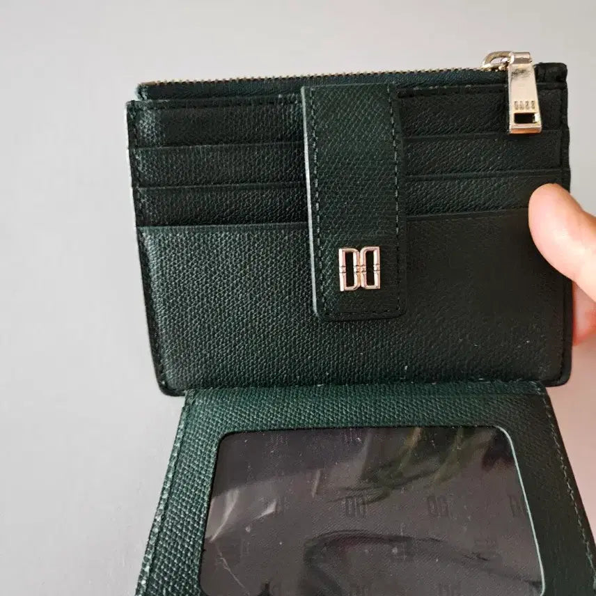 [BUNJANG] Daks Leather Card Wallet Deep Green / 닥스 카드지갑 딥그린