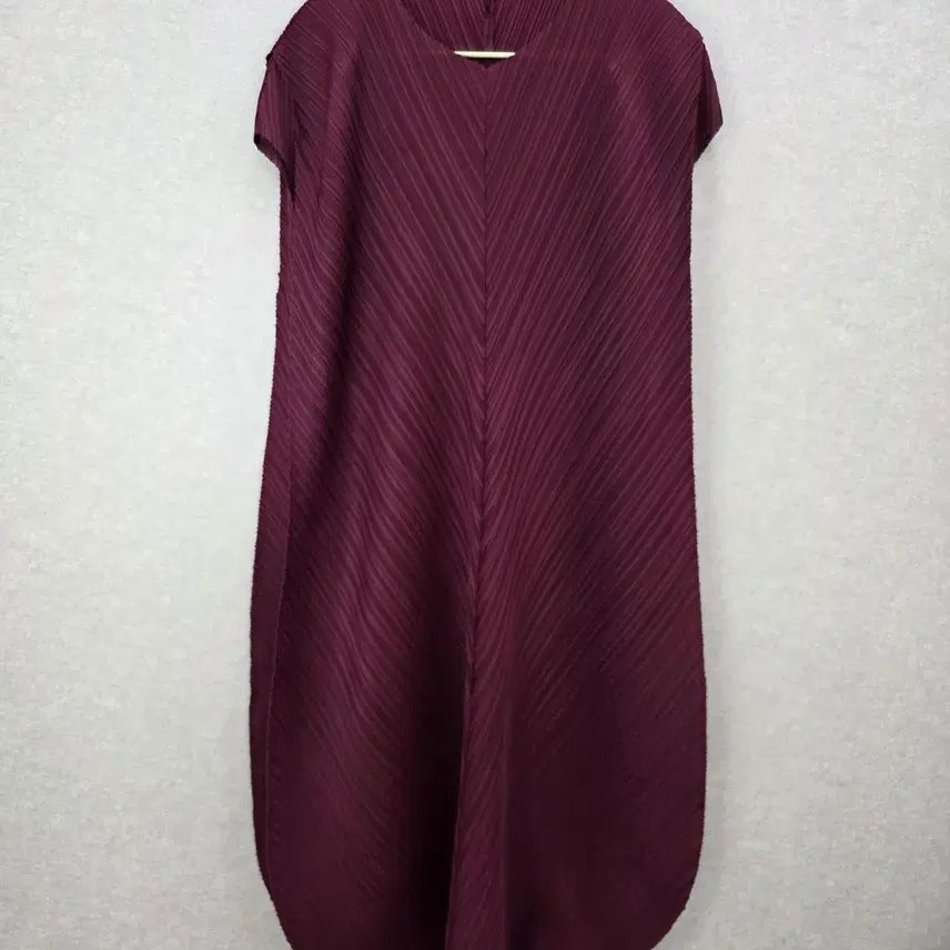[BUNJANG] Pleated Flare Long Dress / 플리츠 플레어 롱 원피스