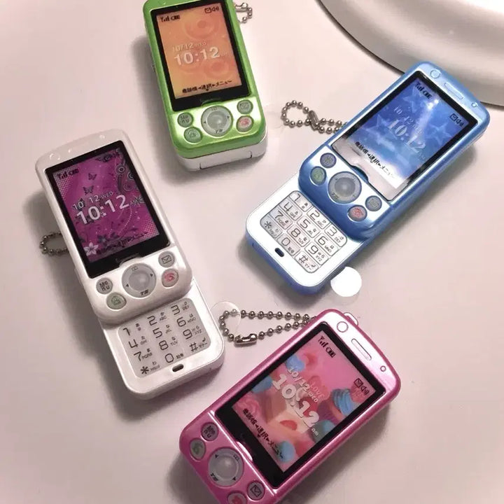 [BUNJANG] Toy Spirit Slide Phone Feature Phone Gacha (Recordable, Replaceable Photo) / 토이스피릿 슬라이드폰 피처폰 가챠(녹음, 사진 교체 가능)
