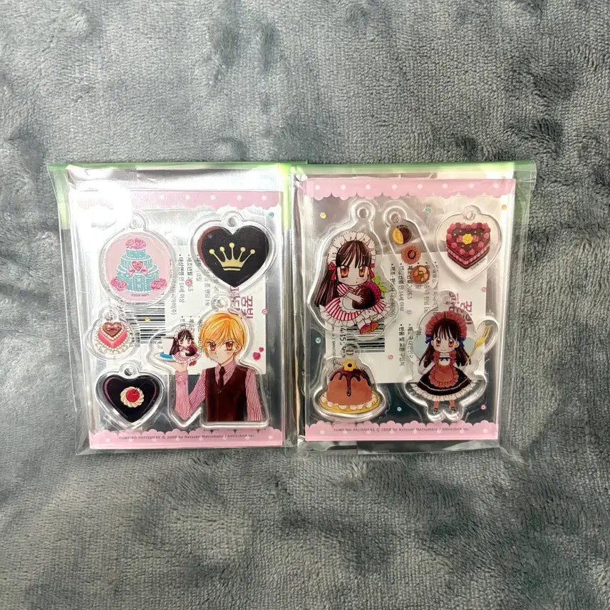 [SOLD OUT] 꿈빛파티시엘 diy 아크릴 키링 2종 일괄