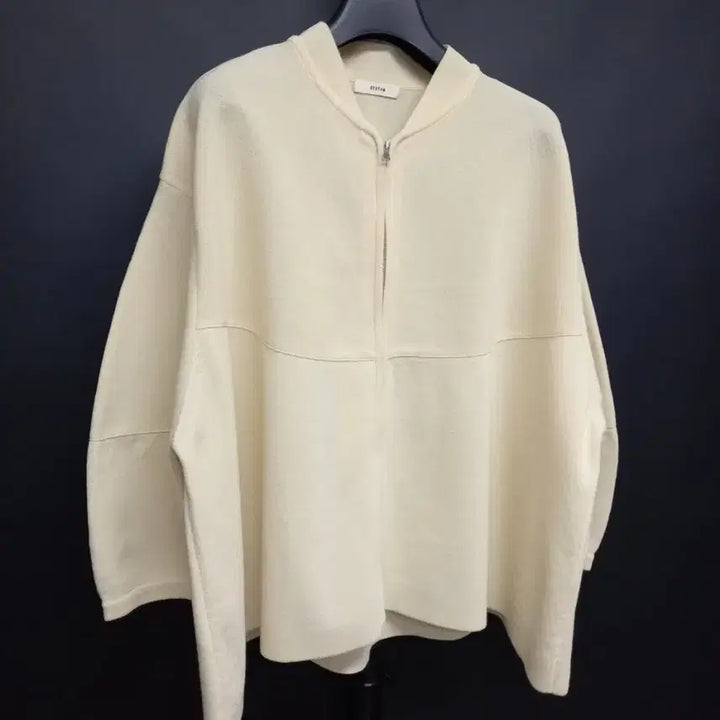 [BUNJANG] System Loose Boxy Fit Knit Zip-Up Cardigan / 시스템 춘추 여름간절기 루즈박시핏 니트집업 가디건 F 44-77