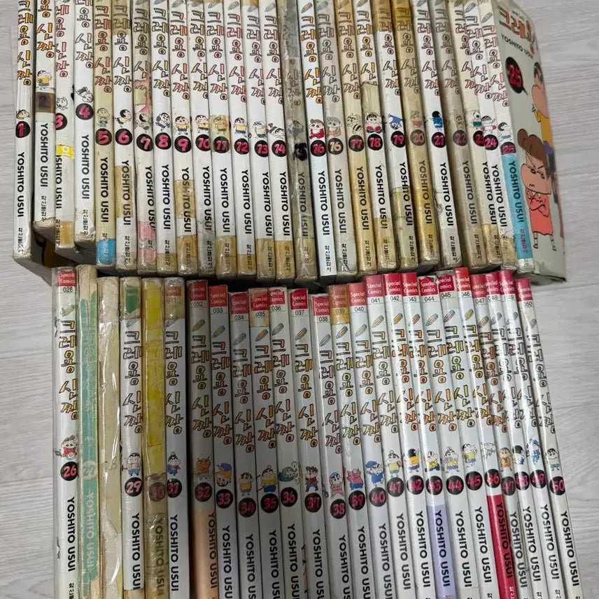 [BUNJANG] Crayon Shin-chan Manga Volumes 1-50 First Edition Set / 만화 크레용신짱 1~50권 초판 판매합니다