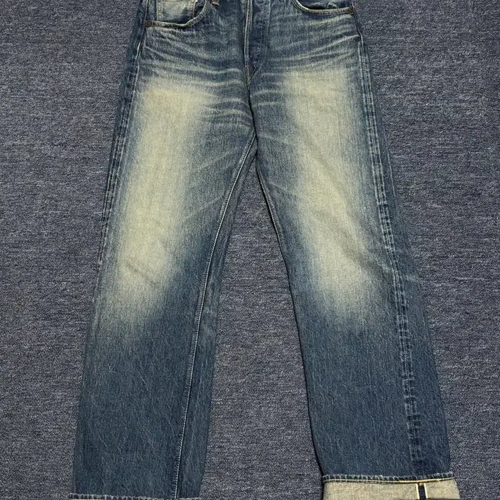 [BUNJANG] OrSlow 105 2 Years Random Walk Exclusive Selvedge Denim Pants / (1)오어슬로우 105 2years 랜덤워크 별주 셀비지 데님팬츠