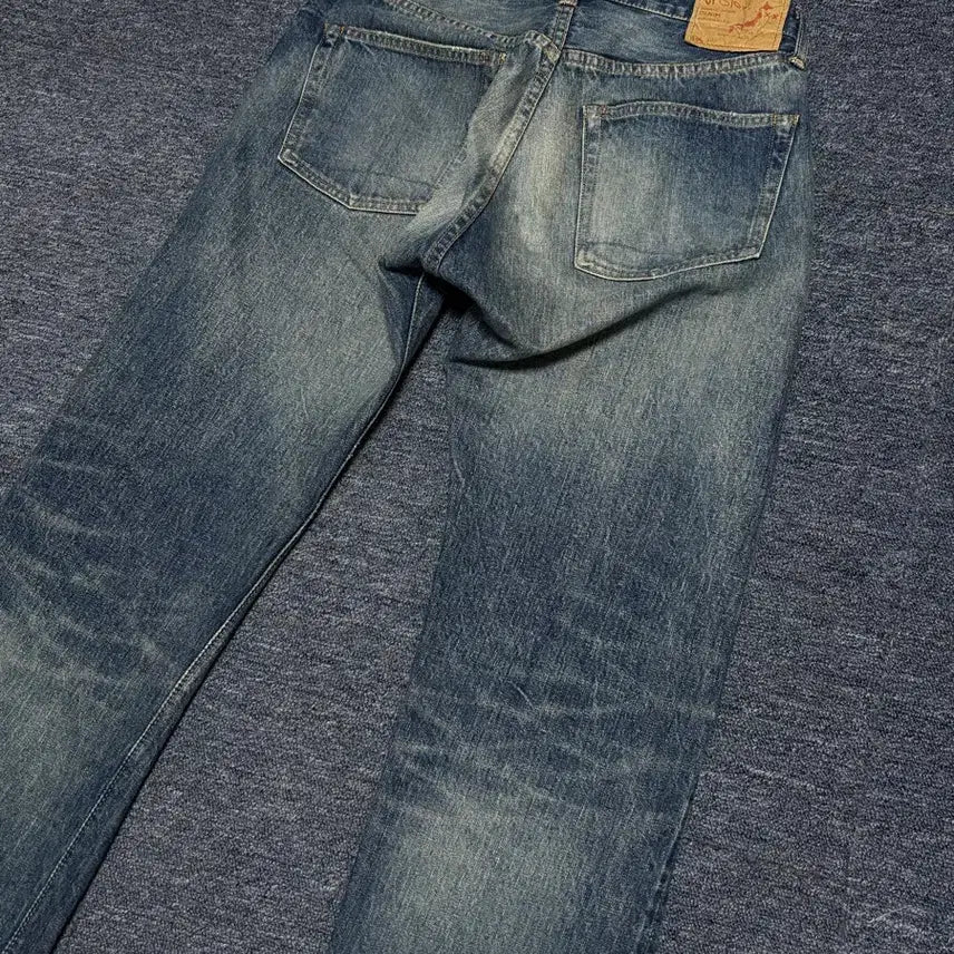 [BUNJANG] OrSlow 105 2 Years Random Walk Exclusive Selvedge Denim Pants / (1)오어슬로우 105 2years 랜덤워크 별주 셀비지 데님팬츠