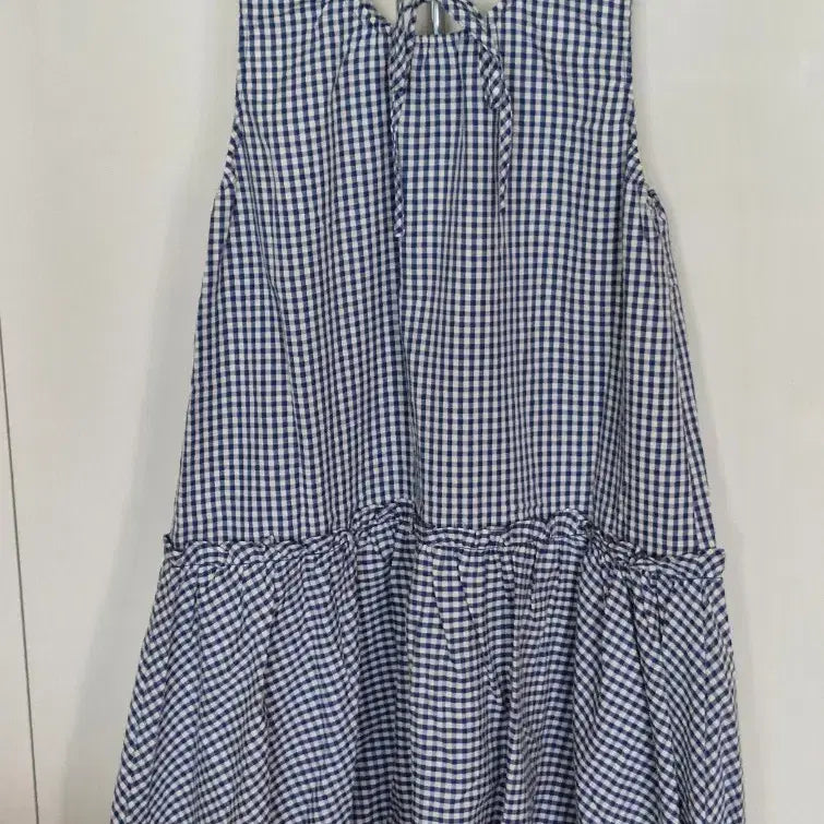 [BUNJANG] Code Graphy Plaid Midi Dress / 코드그라피 체크무늬 원피스