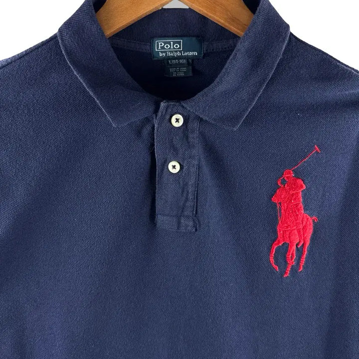 [SOLD OUT] 폴로랄프로렌 네이비 레드 빅포니 폴로셔츠4131