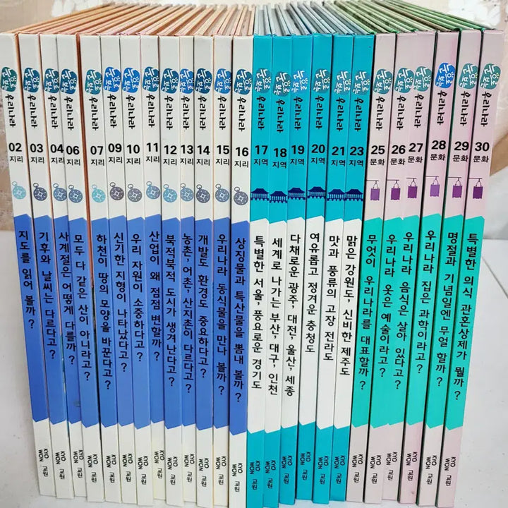 [BUNJANG] Kyowon See Our Country Complete Book Set (30 Volumes) / [교원] 눈으로 보는 우리나라