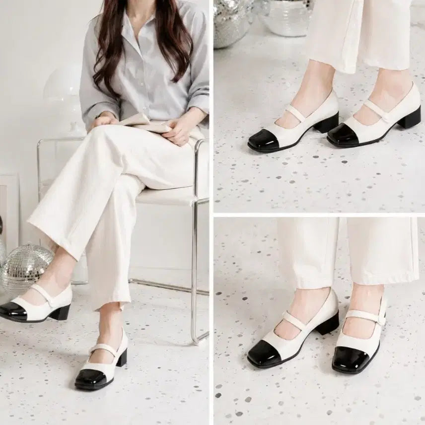 [BUNJANG] Naturalizer Alisa Mary Jane Pumps (Lambskin) - Size 245 / 새거)내츄럴라이저 메리제인 (양가죽) 245