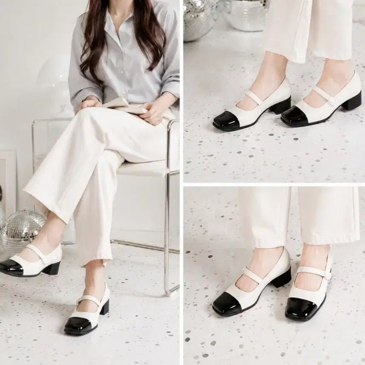 [BUNJANG] Naturalizer Alisa Mary Jane Pumps (Lambskin) - Size 245 / 새거)내츄럴라이저 메리제인 (양가죽) 245