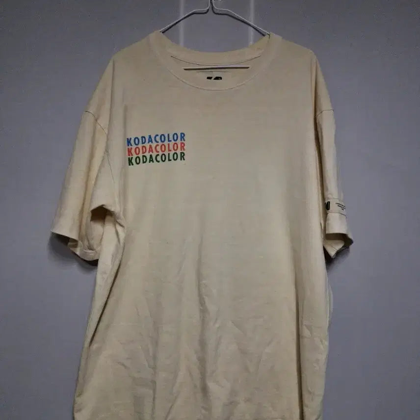 [BUNJANG] Kodak Color Yellow Short-Sleeve T-Shirt (L) / 코닥컬러 반팔 티셔츠 옐로우(L)