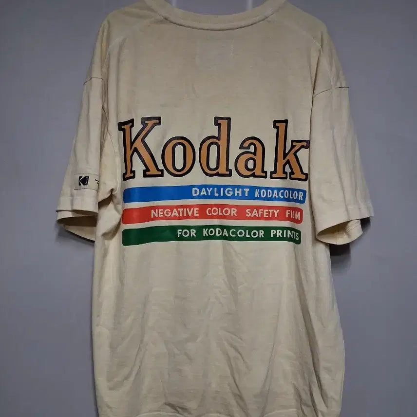 [BUNJANG] Kodak Color Yellow Short-Sleeve T-Shirt (L) / 코닥컬러 반팔 티셔츠 옐로우(L)