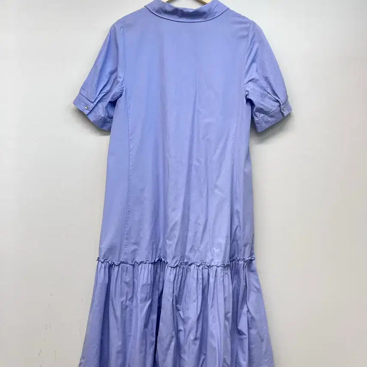 [BUNJANG] Ziozia Frill Shirt Dress Size 55 / 지오송지오 프릴 셔츠 원피스 55사이즈