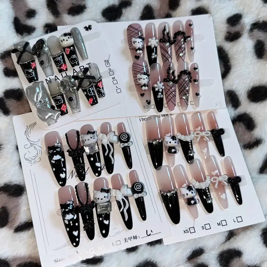 [BUNJANG] Hello Kitty Nail Tips Size S / 헬로키티 네일팁 s사이즈