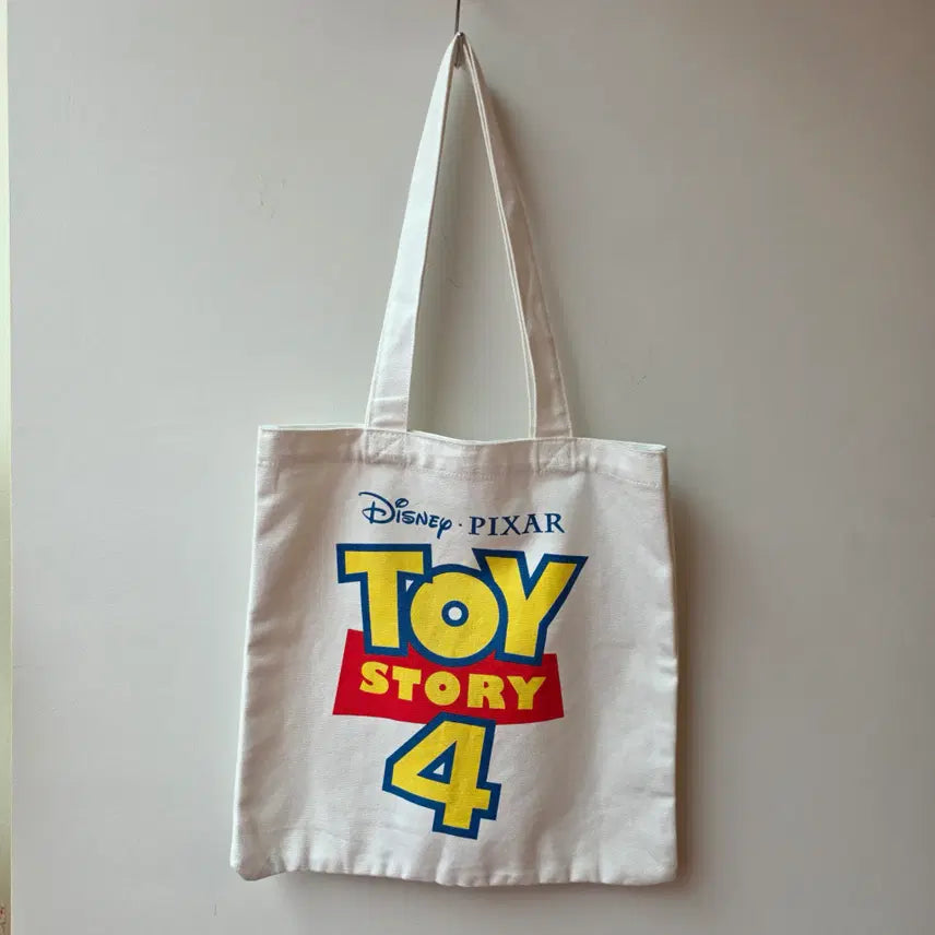 [BUNJANG] Disney Pixar Toy Story 4 Canvas Eco Bag / 재팬 디즈니 픽사 토이스토리4 캔버스 에코백