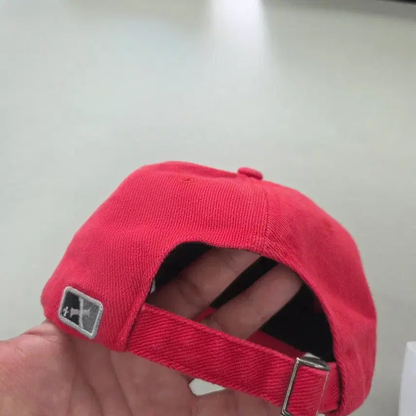 [BUNJANG] ETCE Cross Red Ball Cap (M Size) / etce 크로스 레드 볼캡 m사이즈