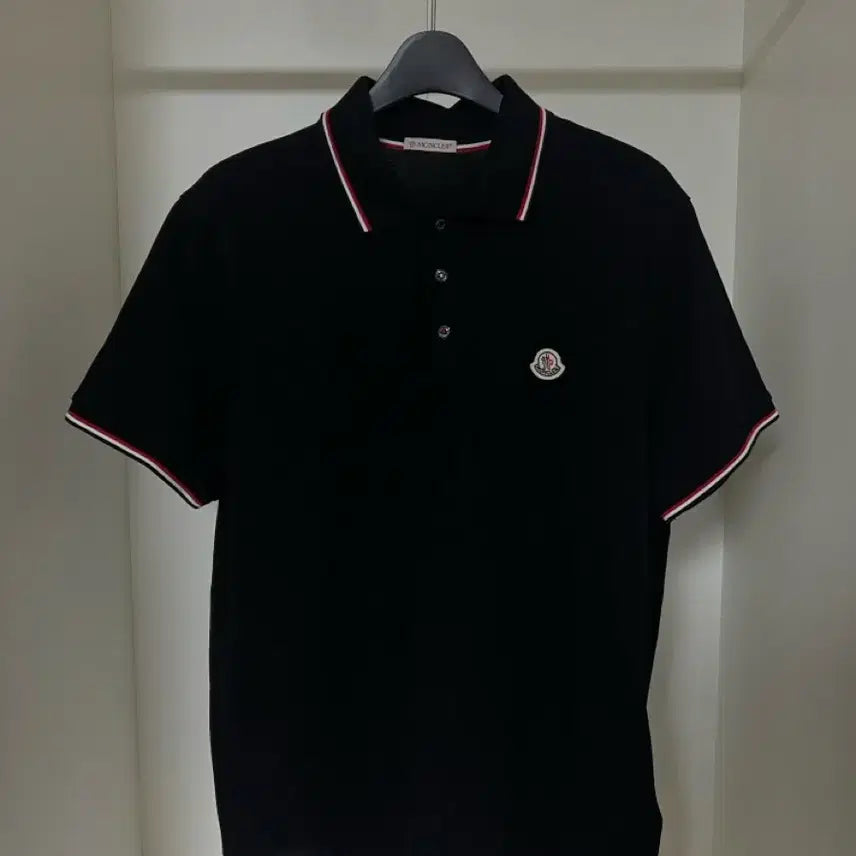[BUNJANG] Moncler 22SS Polo T-Shirt Black Size M / [정품/새상품급] 22SS 몽클레어 폴로 반팔 카라티