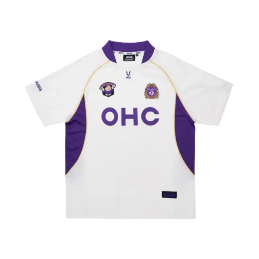[BUNJANG] BAD DAD X FC Anyang 2025 Short Sleeve Jersey White / 빠더너스 x FC안양 2025 숏슬리브 져지 화이트