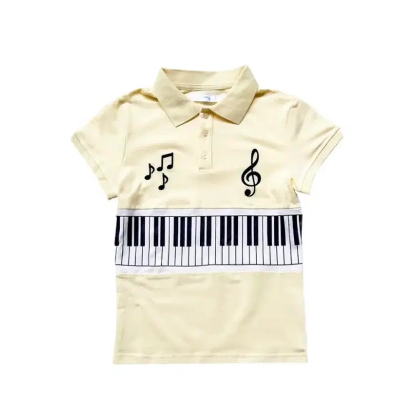 [BUNJANG] Praying Piano Polo T-Shirt Size S / praying 프레잉 피아노 폴로 티 s