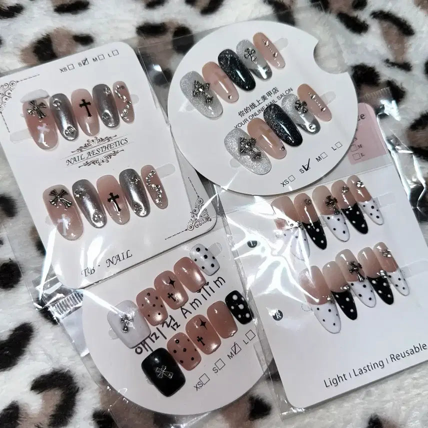[BUNJANG] Y2K Style Nail Tips - Size S / y2k 네일팁 s사이즈
