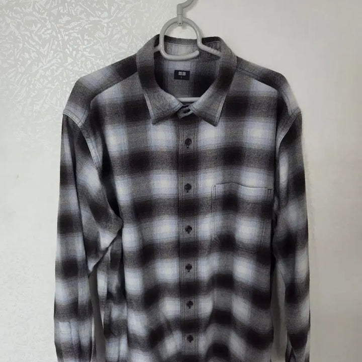 [BUNJANG] Uniqlo Flannel Check Shirt (Long Sleeve) / 유니클로 플란넬 체크 셔츠