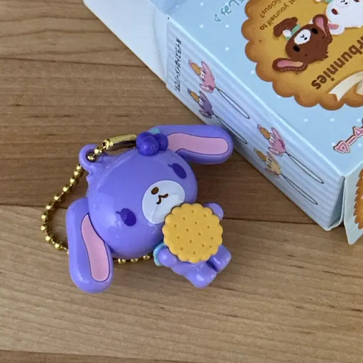[BUNJANG] Sugarbunnies Blueberry Usagi Biscuit Series Keyring Strap / 슈가바니즈 블루베리우사 비스킷시리즈 키링 스트랩