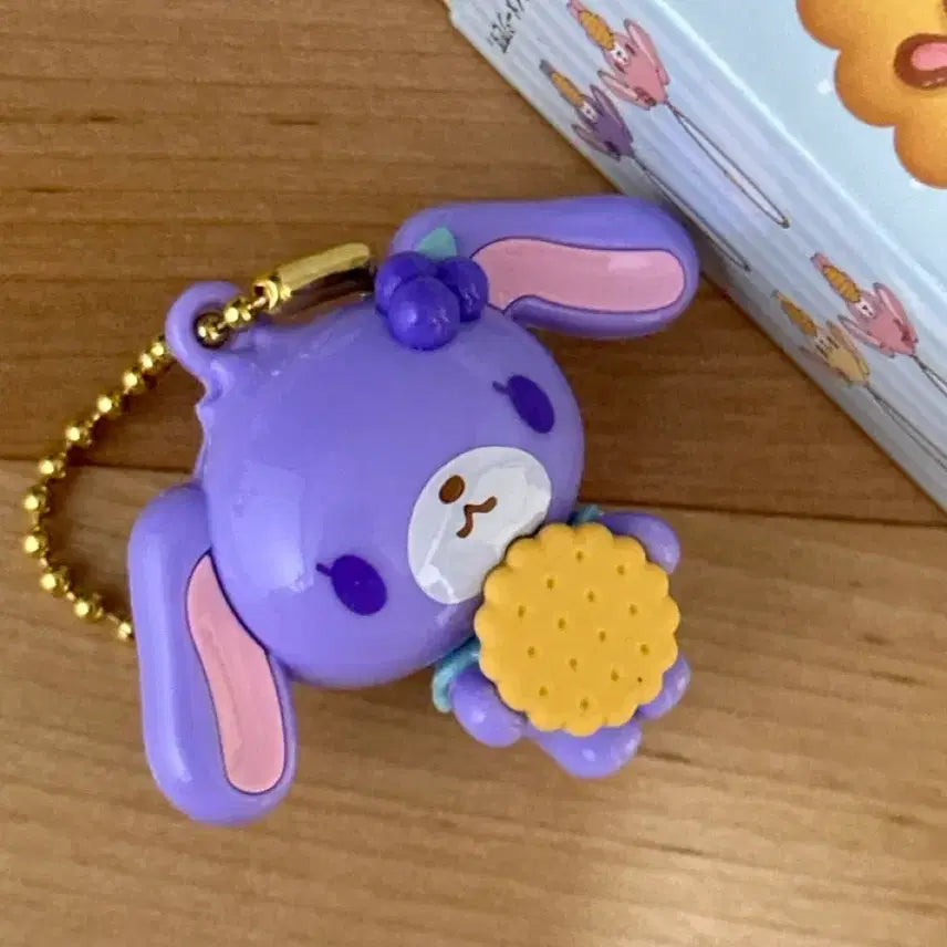 [BUNJANG] Sugarbunnies Blueberry Usagi Biscuit Series Keyring Strap / 슈가바니즈 블루베리우사 비스킷시리즈 키링 스트랩