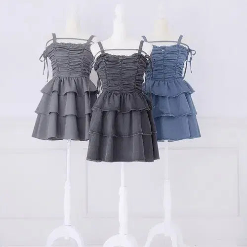 [BUNJANG] Pal elfy Shirring Tiered Camisole Dress / Pal elfy 팔엘피 셔링 티어드 캐미 원피스
