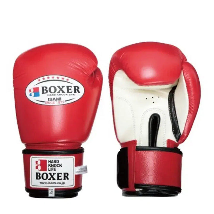 [BUNJANG] Isami 14oz Red Leather Boxing Gloves / 이사미 14온스 글러브 레드 새상품