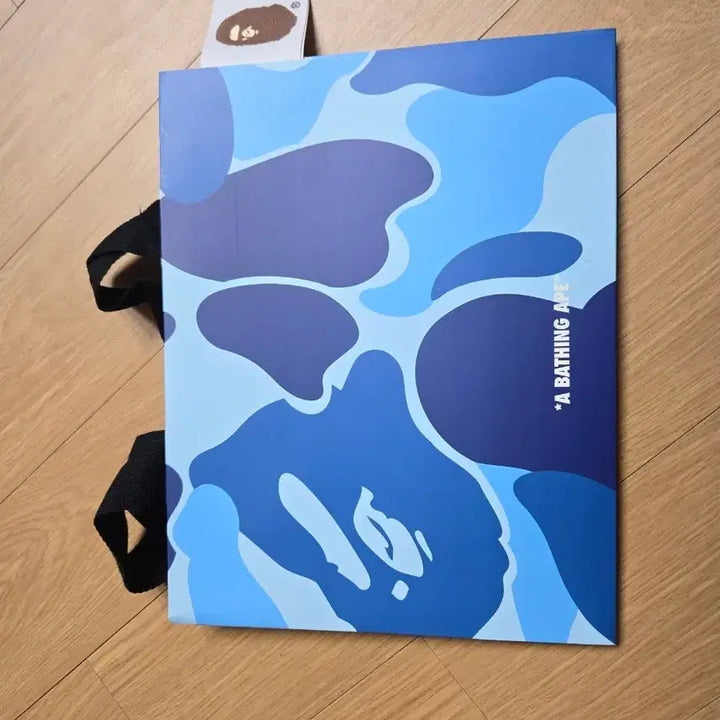 [BUNJANG] BAPE Camo Shopping Bag Blue Small / 베이프 카모 쇼핑백 블루 S