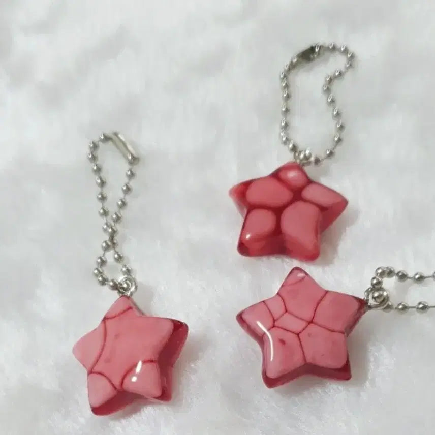 [BUNJANG] Ssanghokseon Stationery Flesh Star Mini Resin Keychain / 구매) 쌍곡선 문구 별 미니 레진키링 flesh star 고어