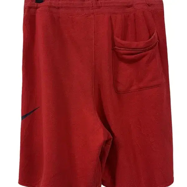 [BUNJANG] Nike Big Logo Banding Sweat Shorts Red / [M] NIKE 나이키 빅로고 밴딩 스웻쇼츠 레드