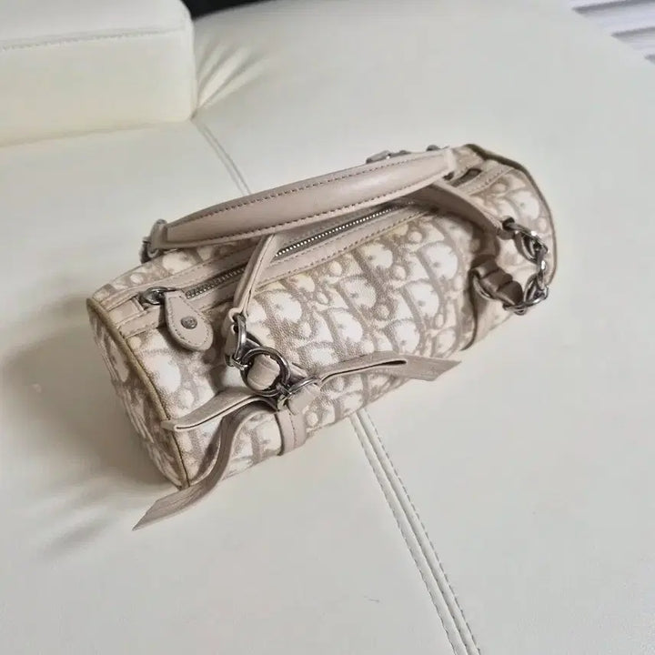 [BUNJANG] Dior Dior Oblique Canvas Shoulder Bag Beige 24x10 / 디올오블리크  캔버스 숄더백 베이지 24x10