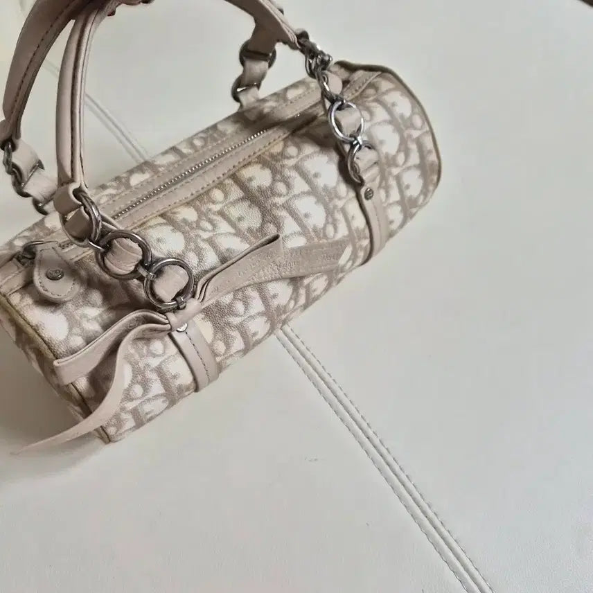 [BUNJANG] Dior Dior Oblique Canvas Shoulder Bag Beige 24x10 / 디올오블리크  캔버스 숄더백 베이지 24x10